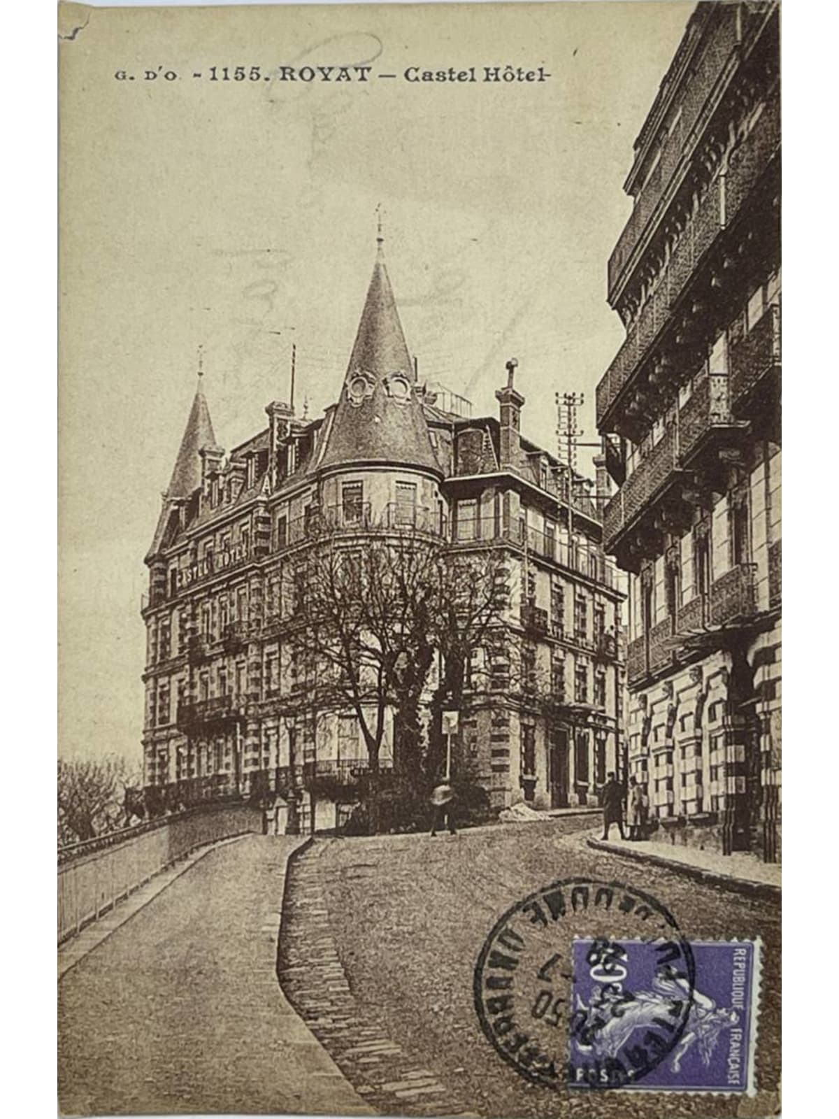 Recto de la carte postale