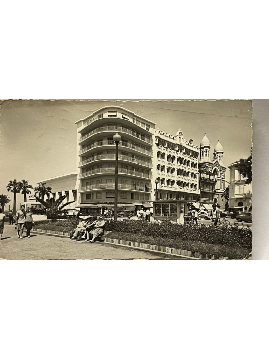 Recto de la carte postale