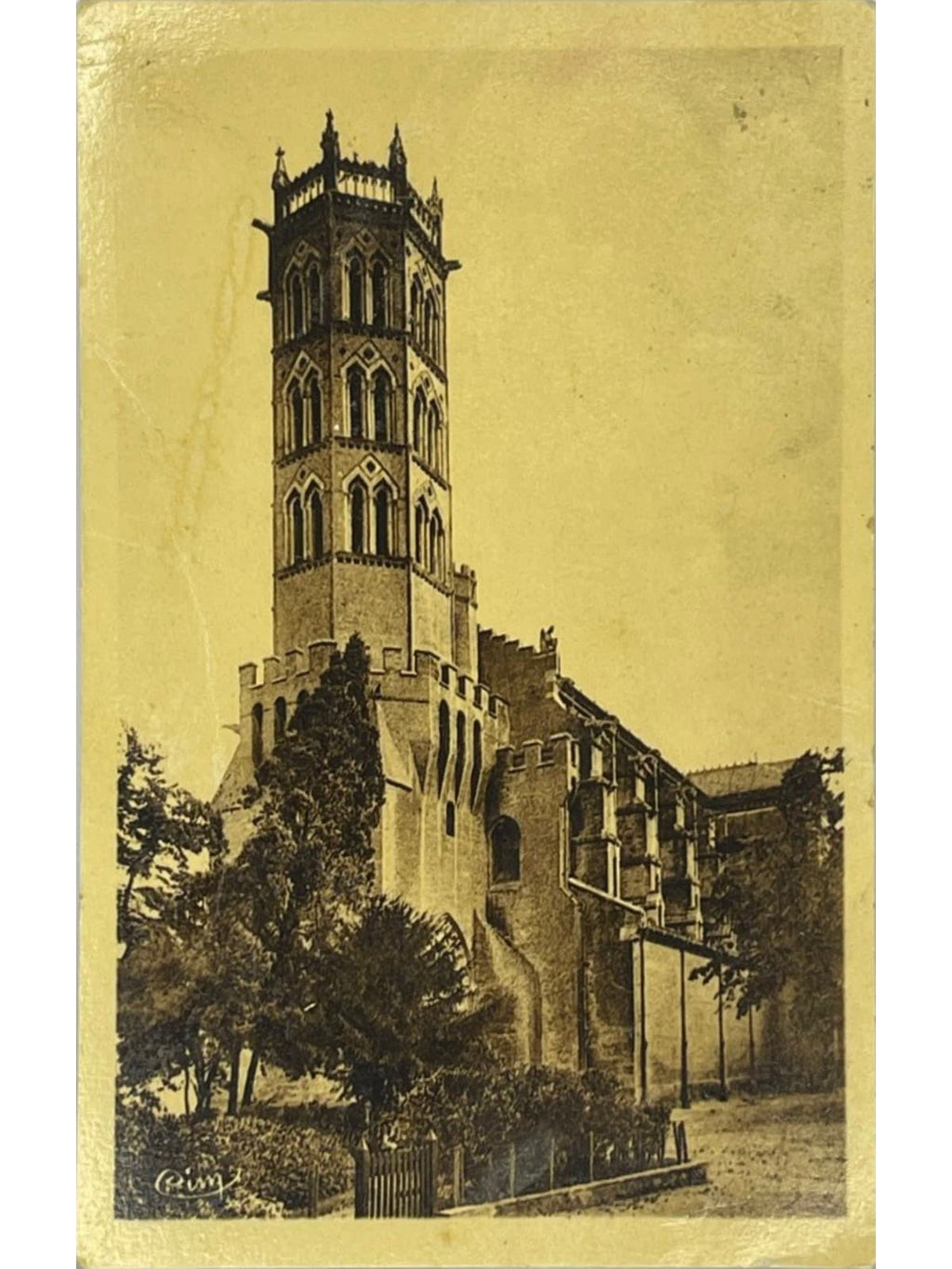 Recto de la carte postale