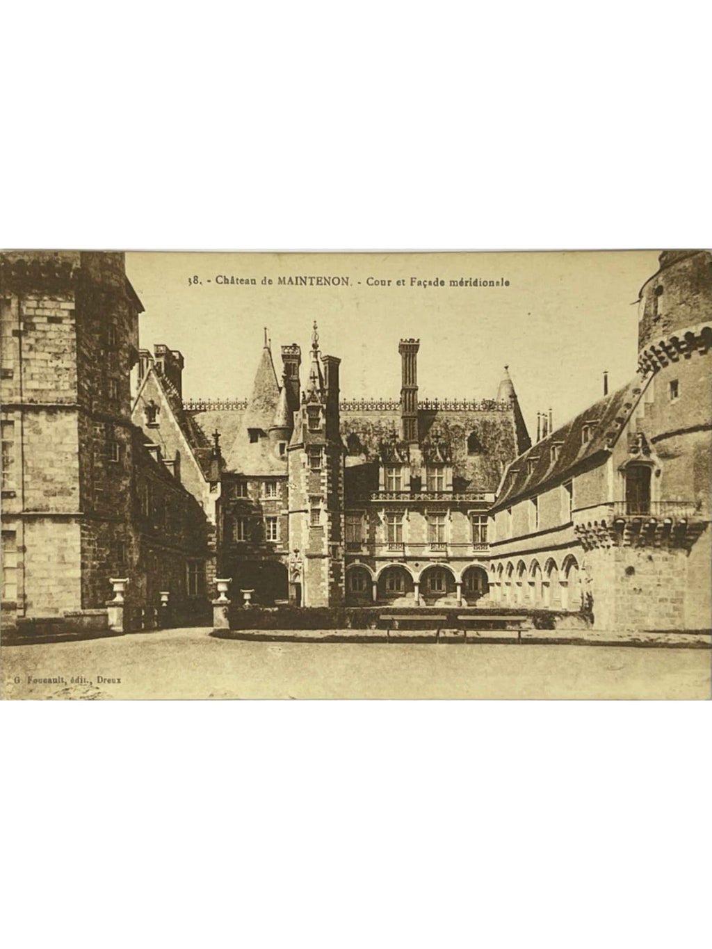 Recto de la carte postale
