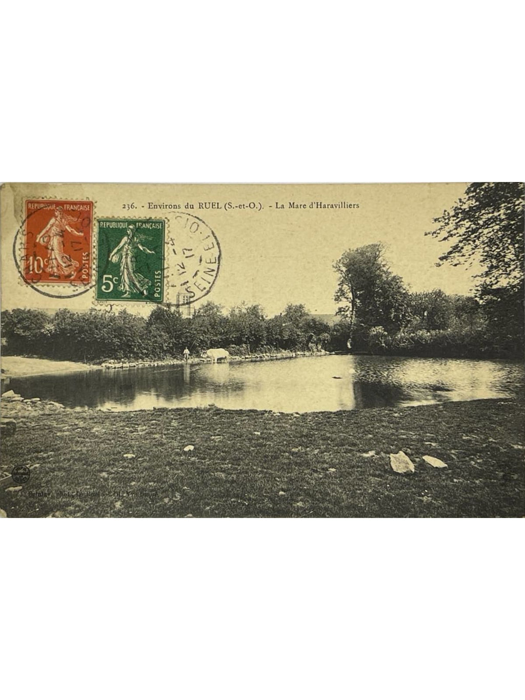 Recto de la carte postale