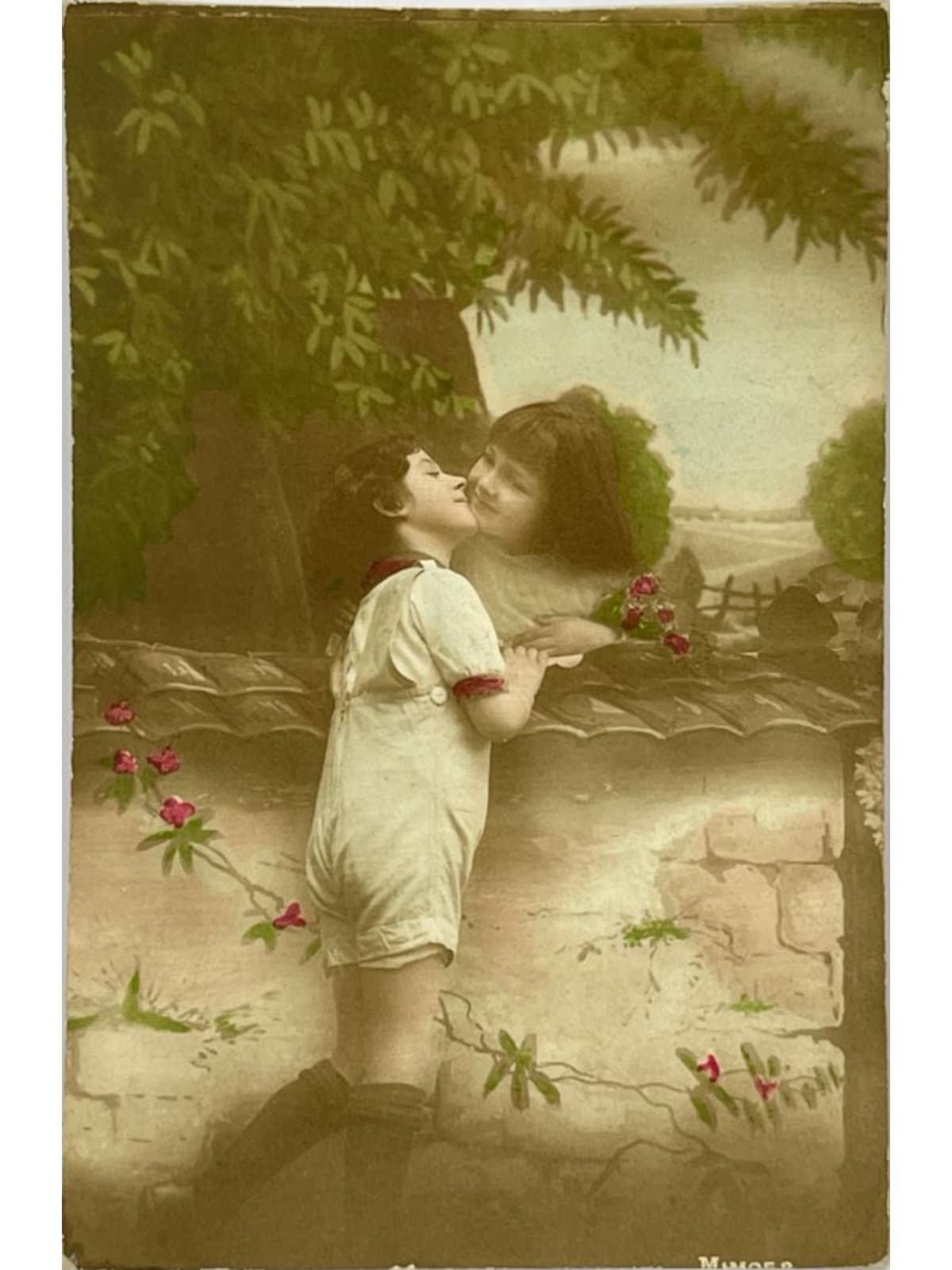 Recto de la carte postale