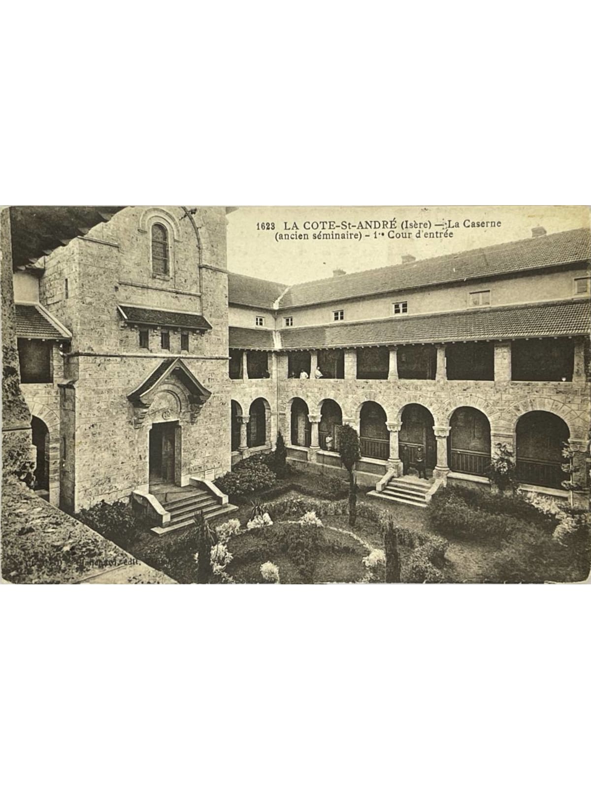 Recto de la carte postale
