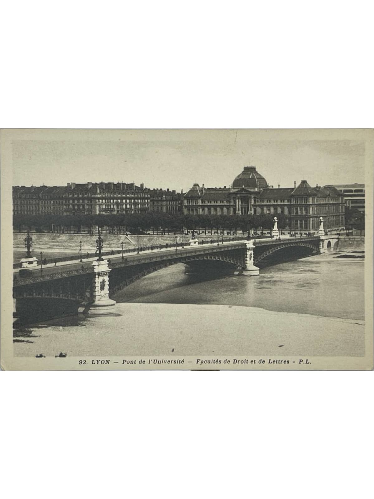 Recto de la carte postale