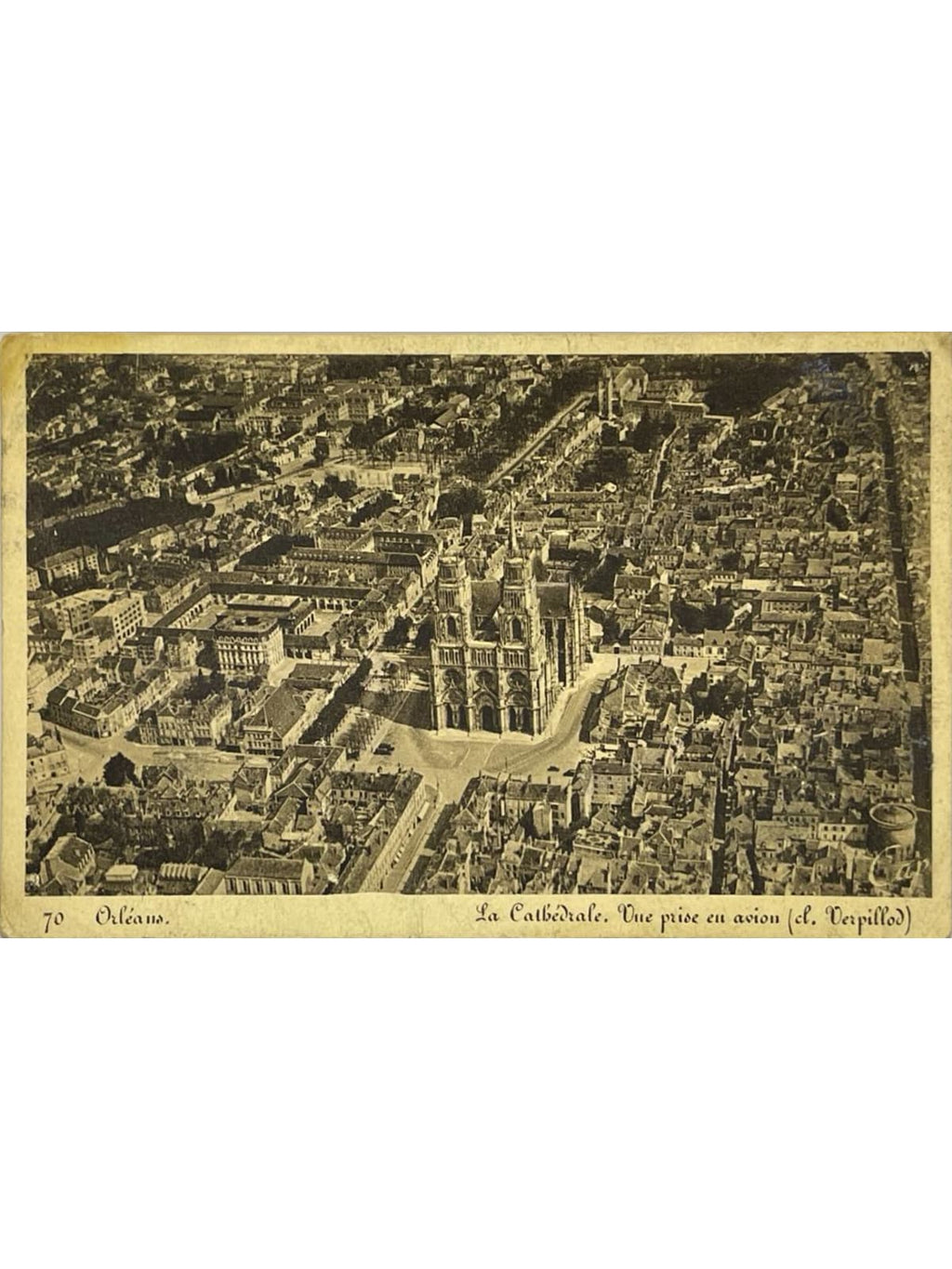 Recto de la carte postale