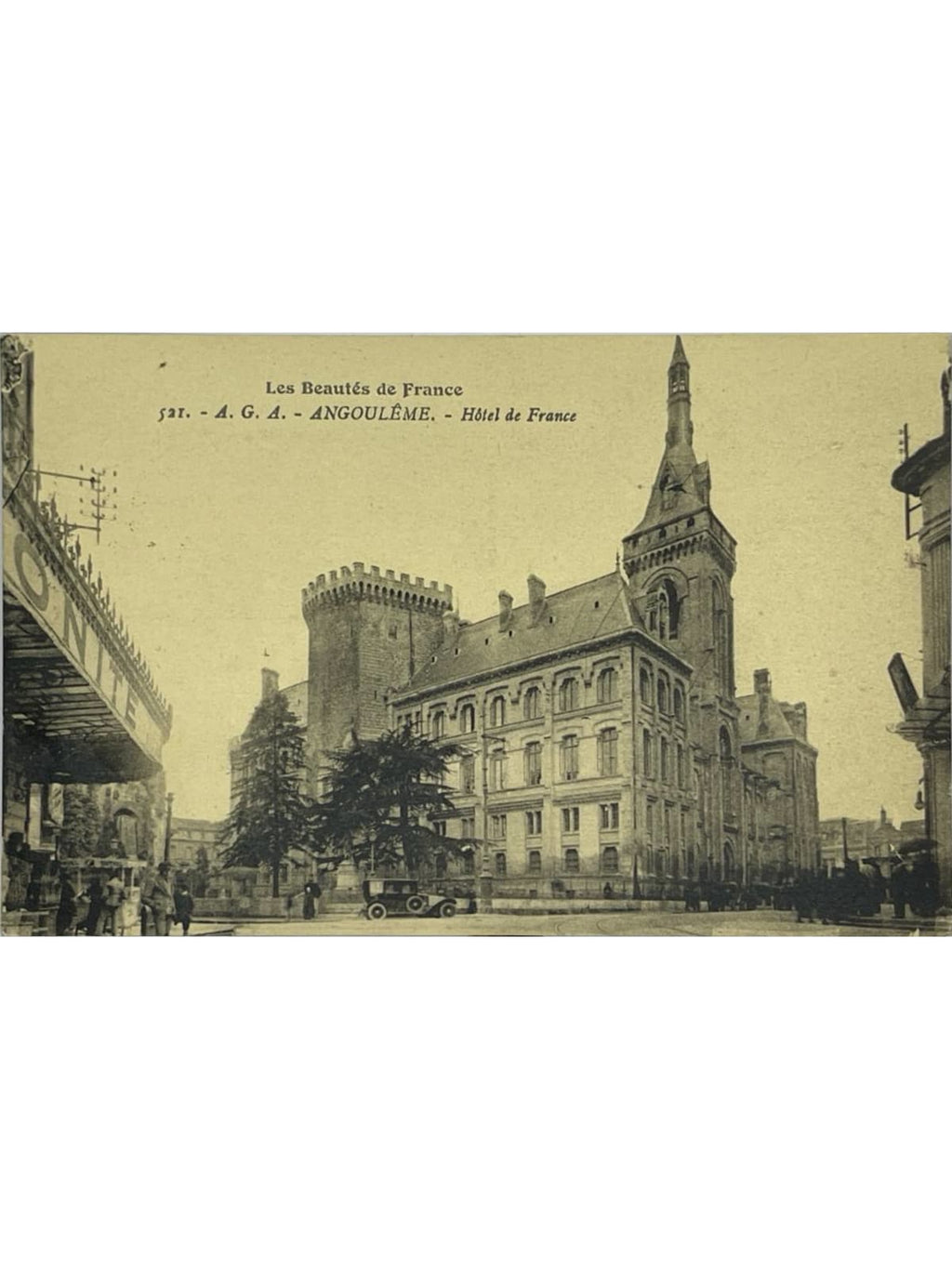 Recto de la carte postale