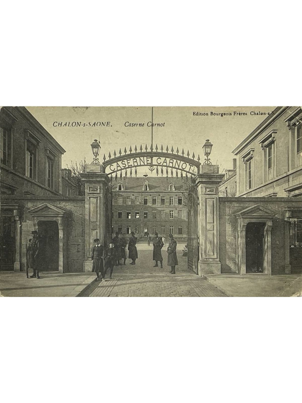 Recto de la carte postale