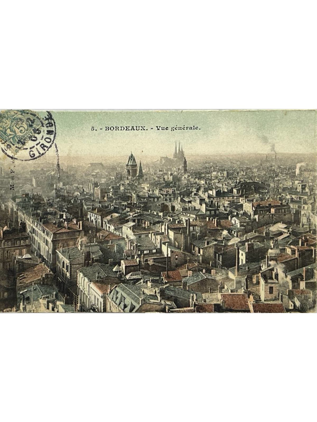 Recto de la carte postale