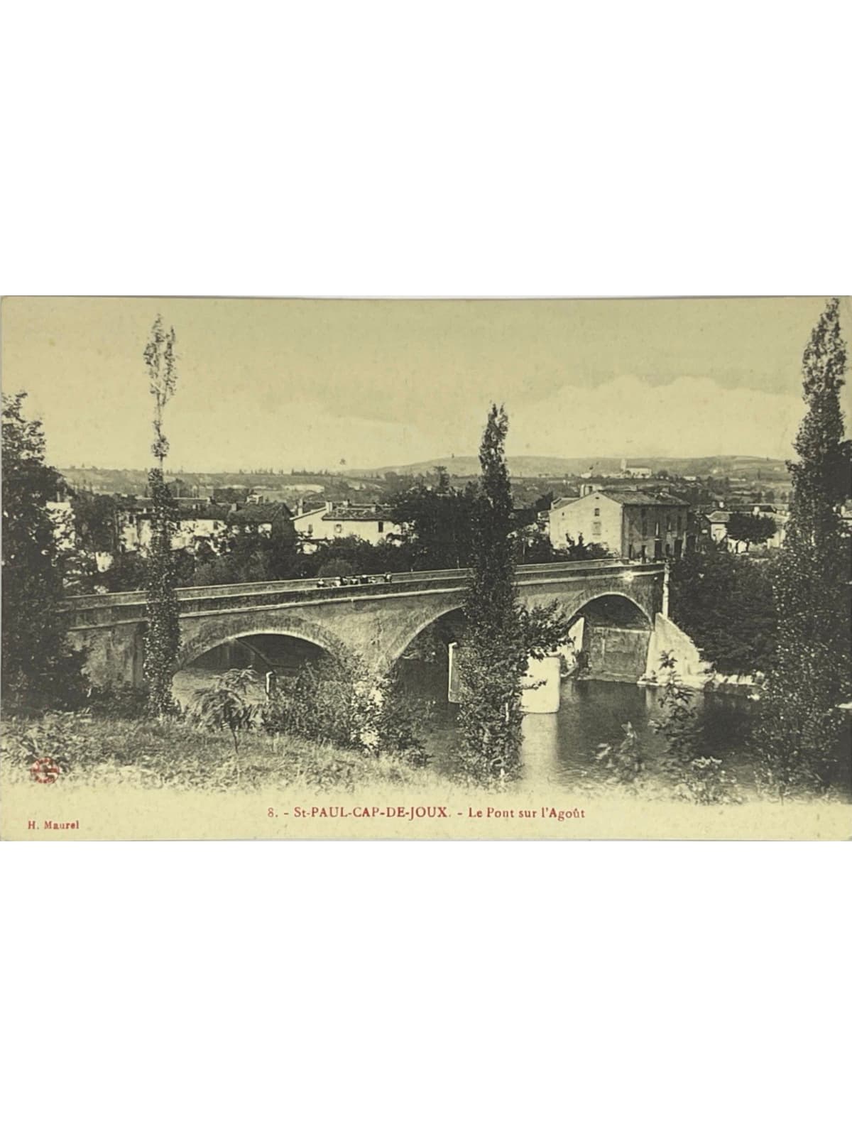 Recto de la carte postale