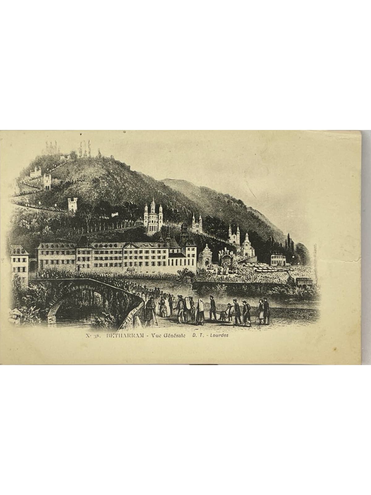 Recto de la carte postale