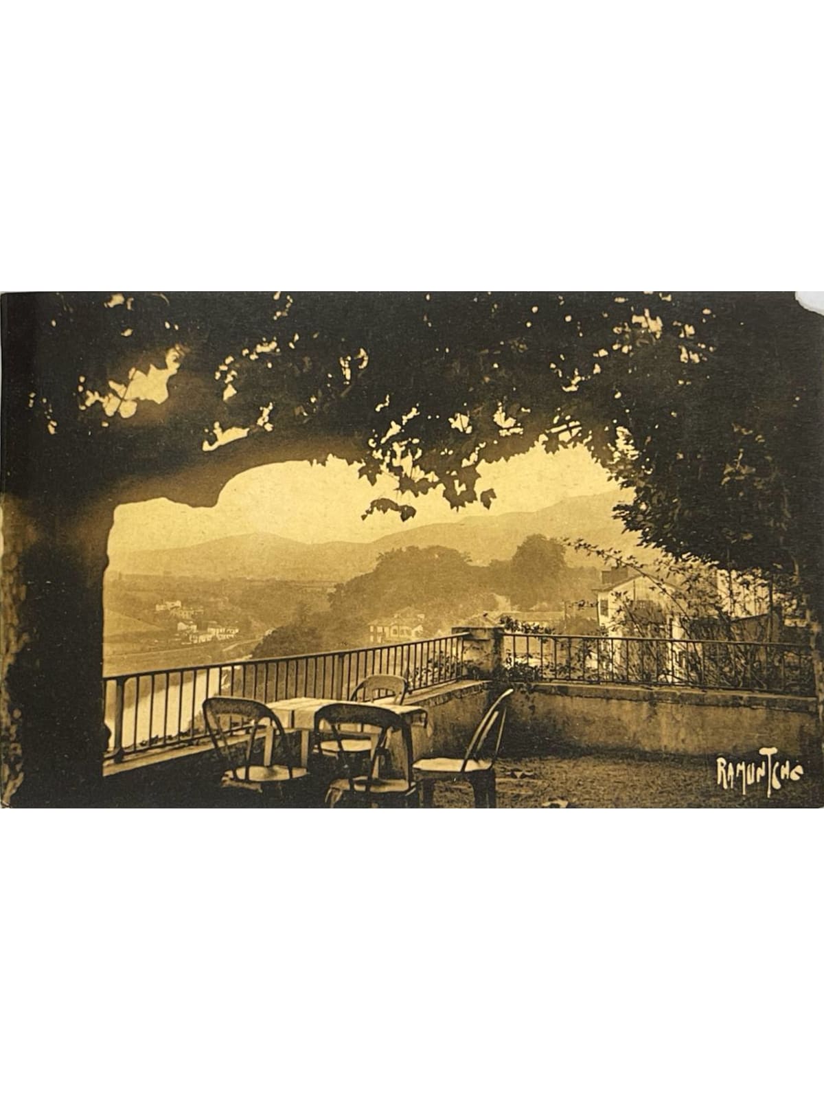 Recto de la carte postale