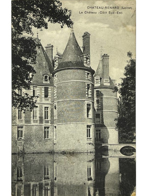 Château-Renard (Loiret) – Le Château, côté sud-est – CPA ancienne