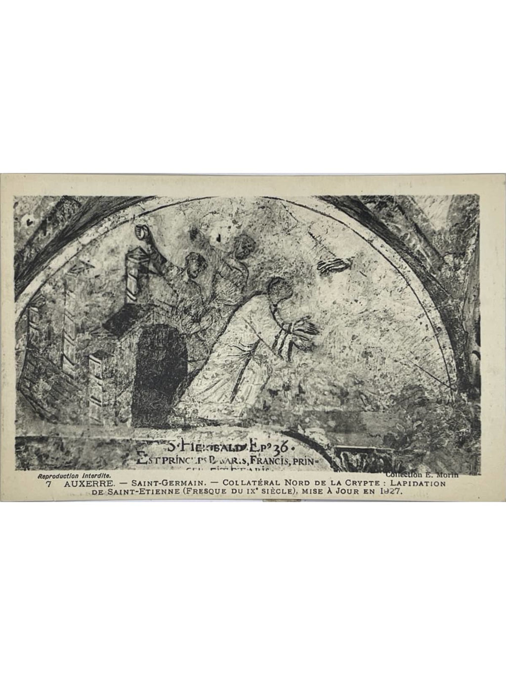 Recto de la carte postale