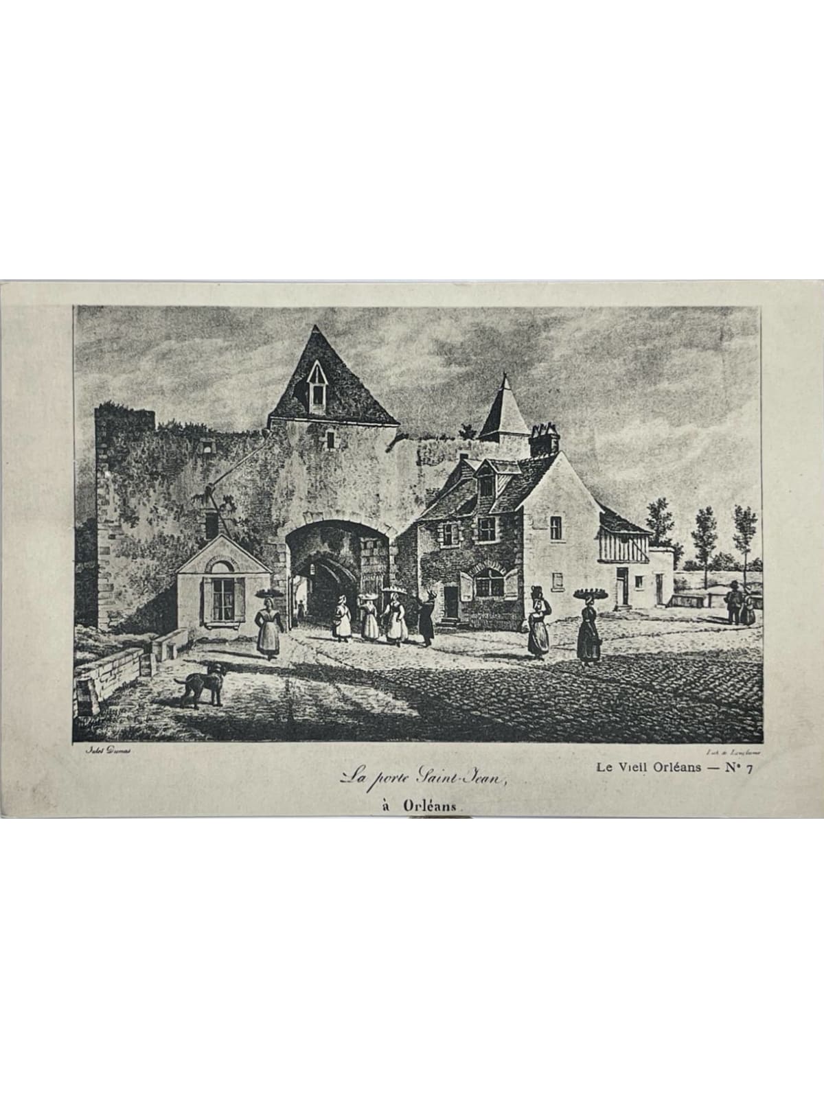 Recto de la carte postale