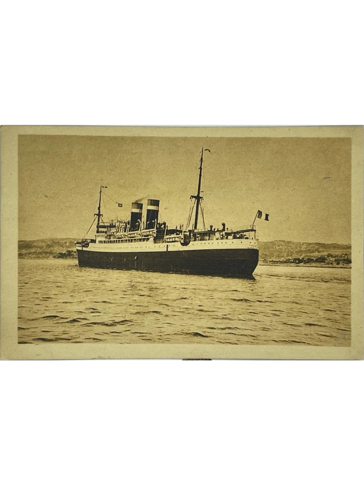 Recto de la carte postale