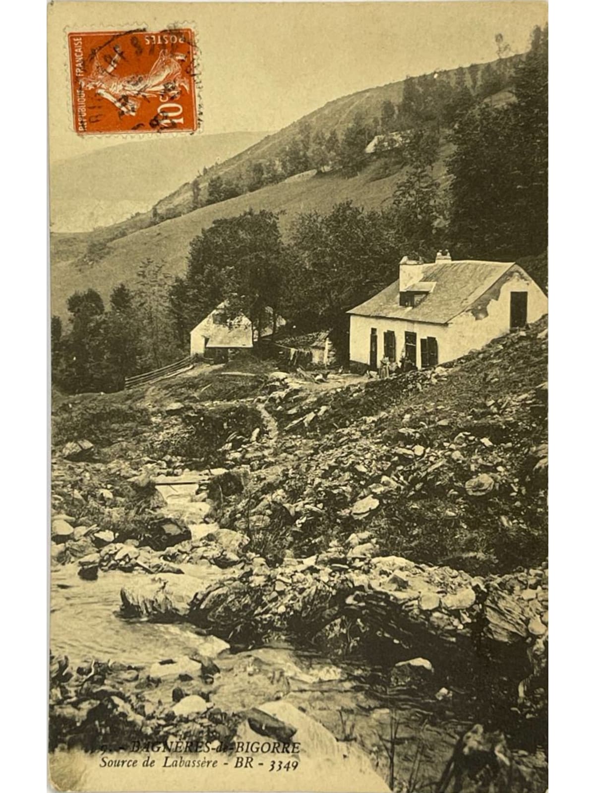 Recto de la carte postale