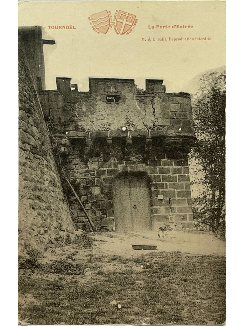 Recto de la carte postale