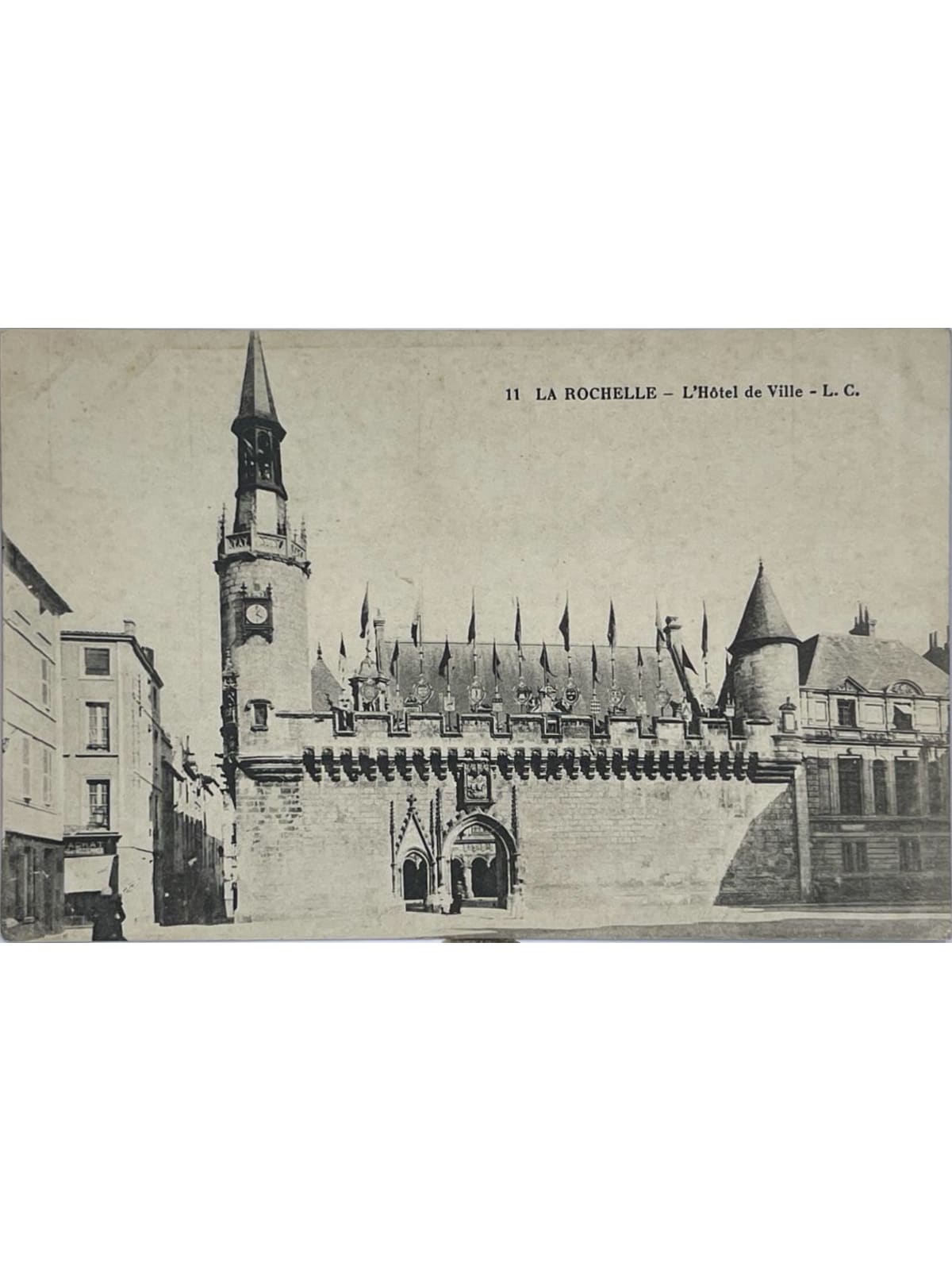 Recto de la carte postale