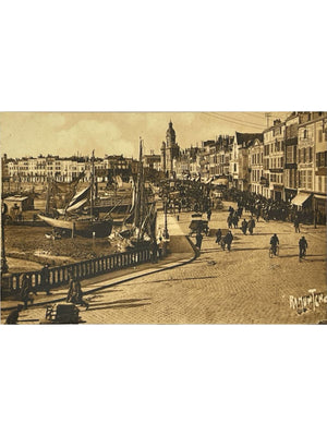 La Rochelle – Quai Duperré et Vieux-Port animé – Ramuntcho – CPA