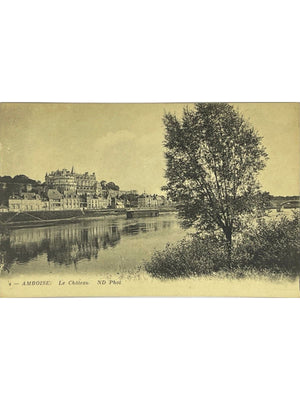 Carte postale – Amboise (Indre-et-Loire) – Le Château depuis la Loire – N.D. Phot. n° 4