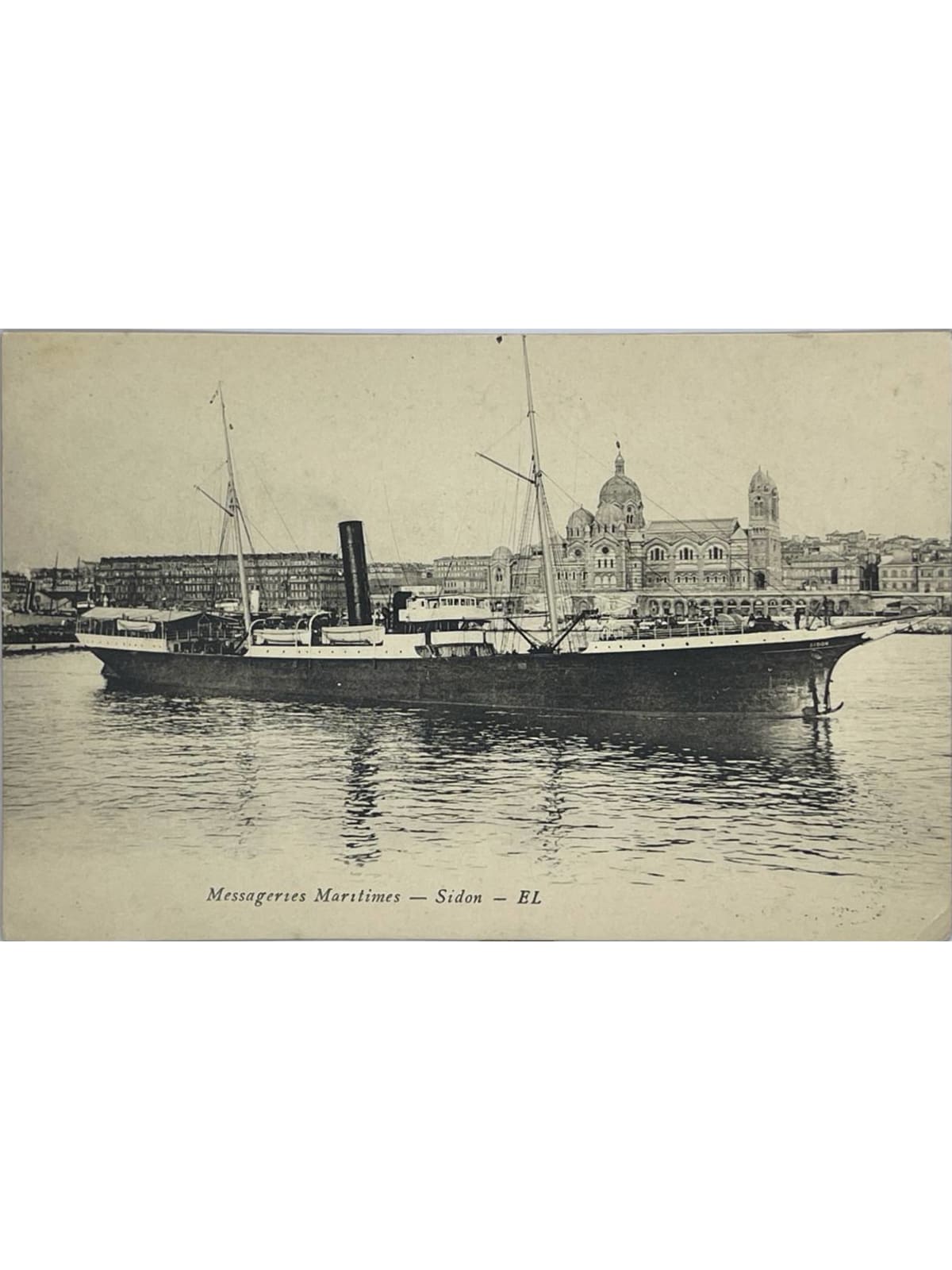Recto de la carte postale