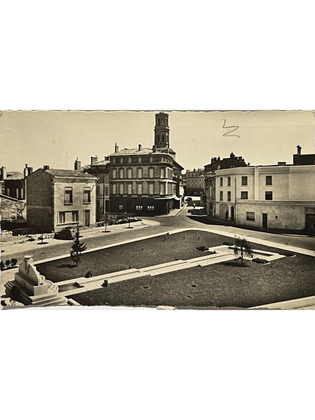 Recto de la carte postale