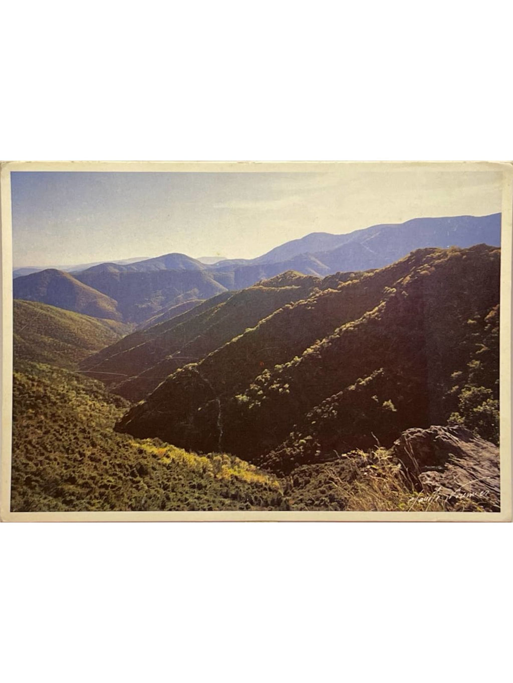 Recto de la carte postale