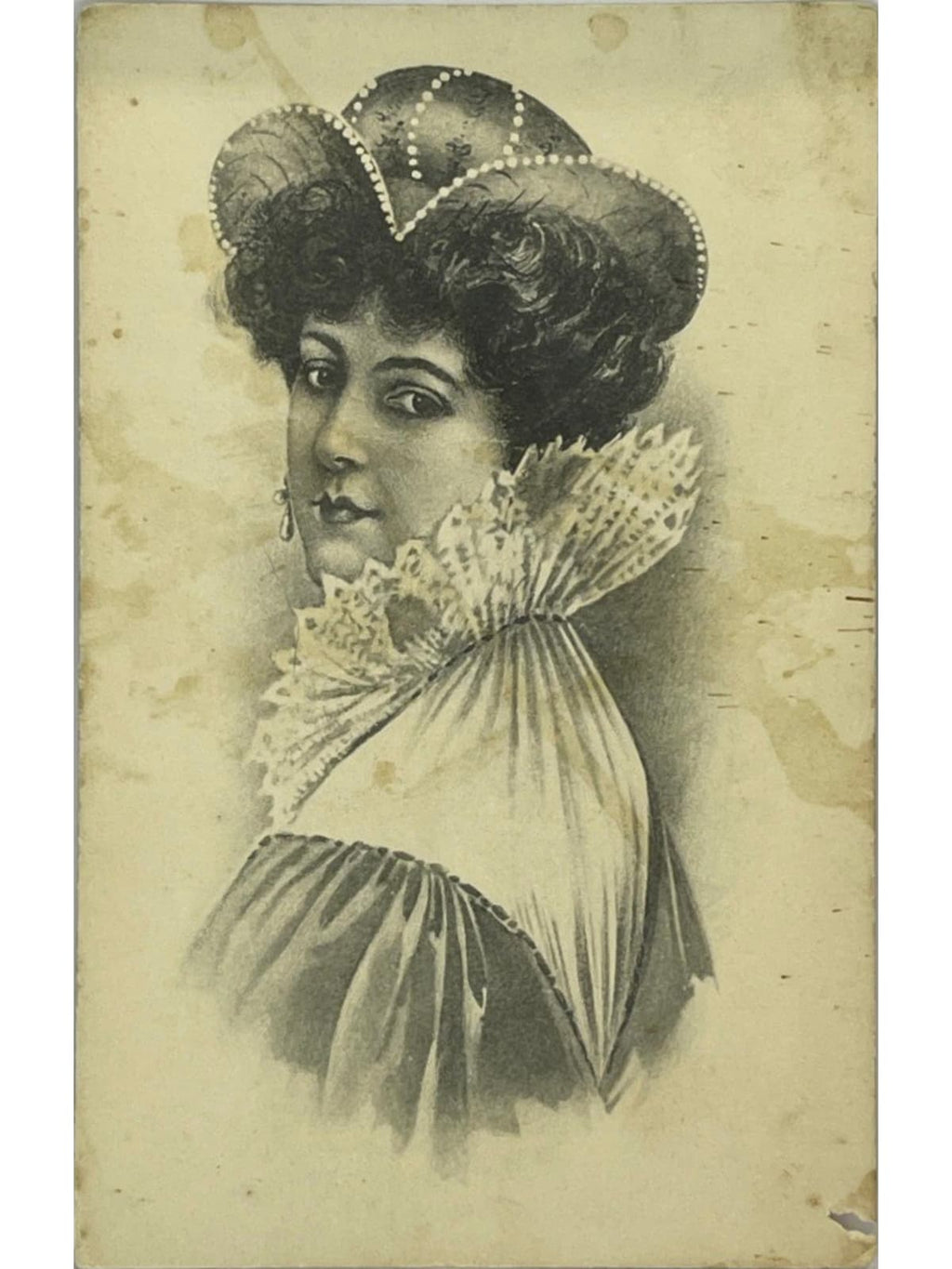 Recto de la carte postale