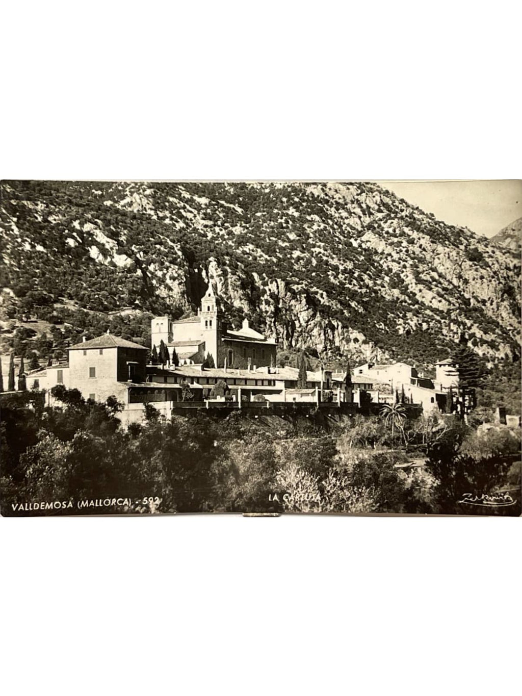 Recto de la carte postale