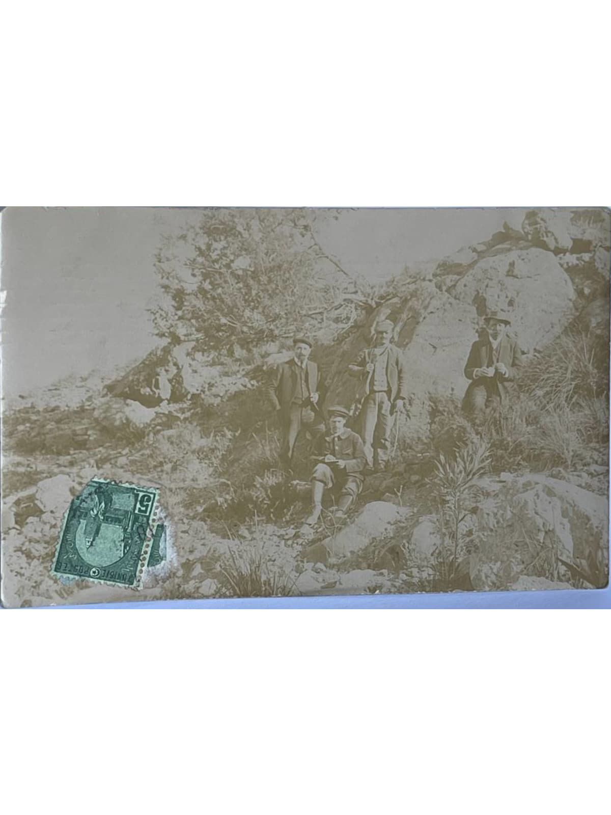 Recto de la carte postale