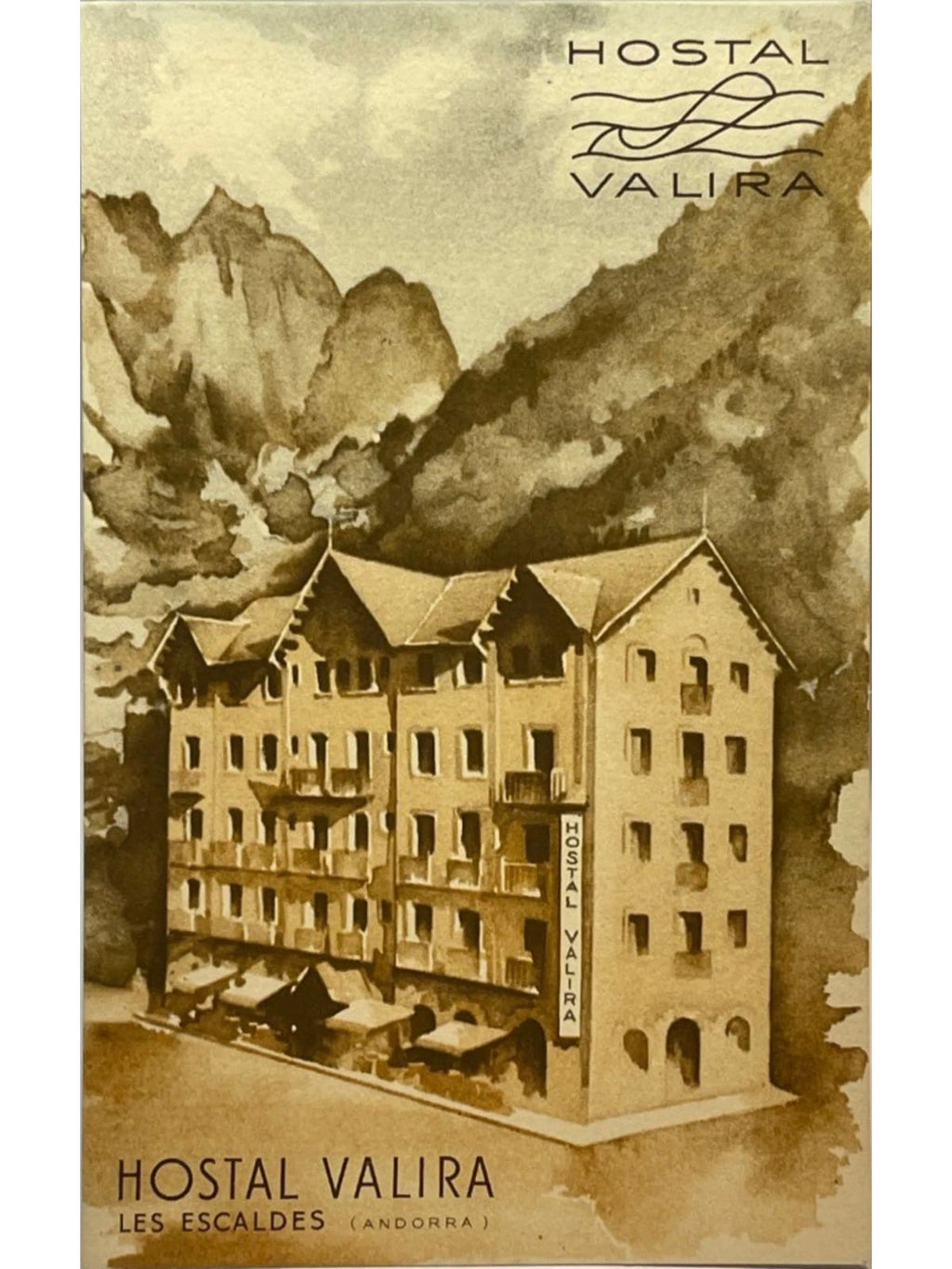 Recto de la carte postale