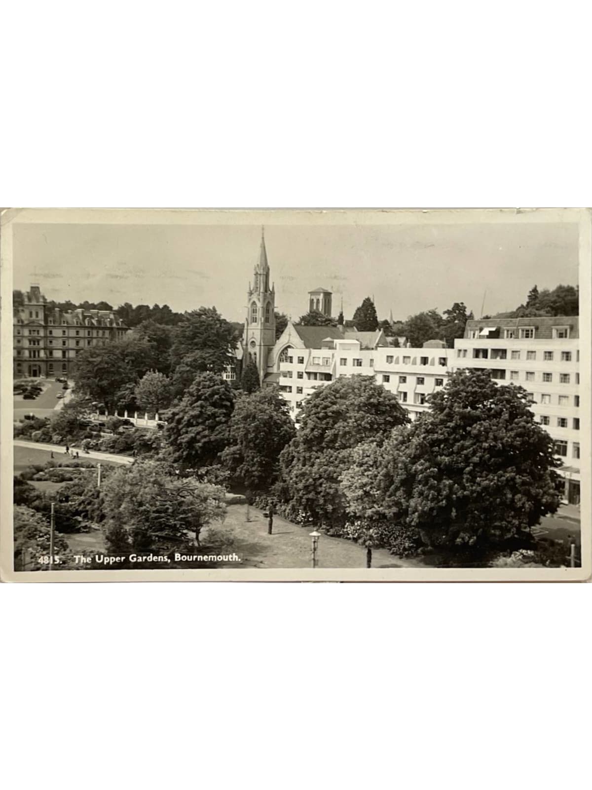 Recto de la carte postale