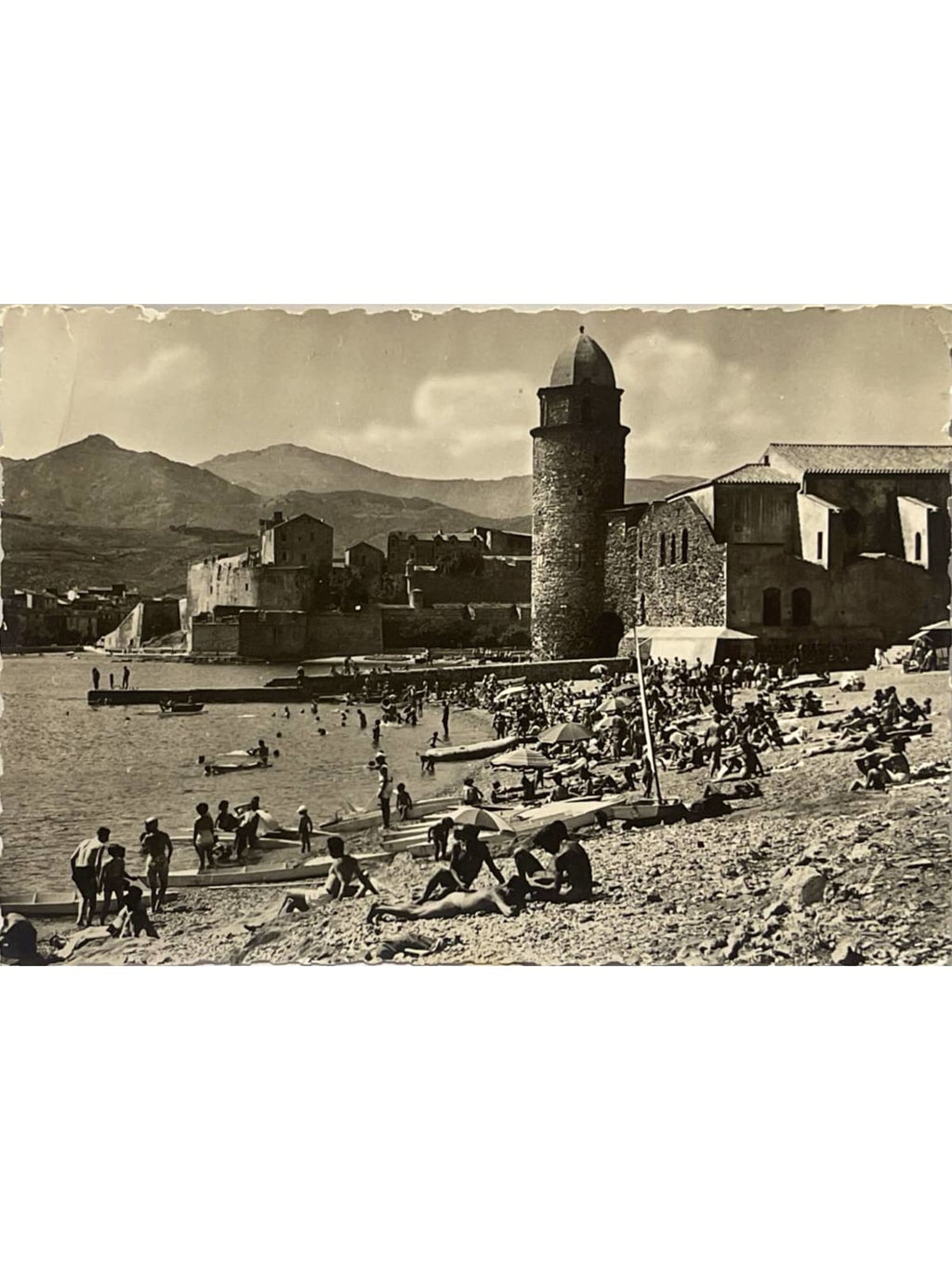 Recto de la carte postale