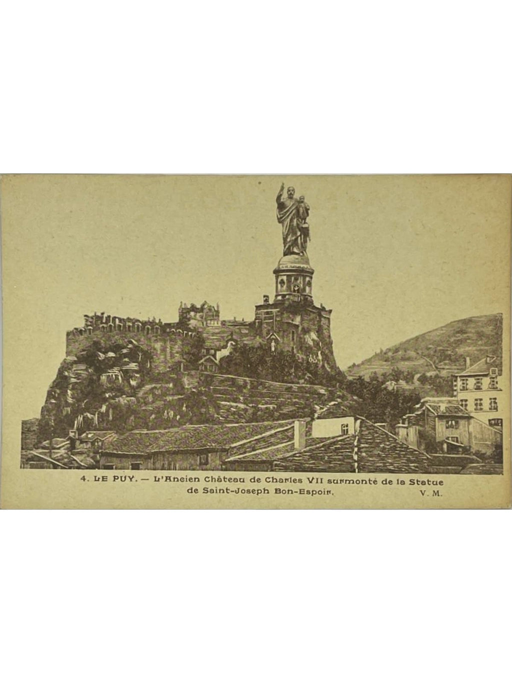 Recto de la carte postale