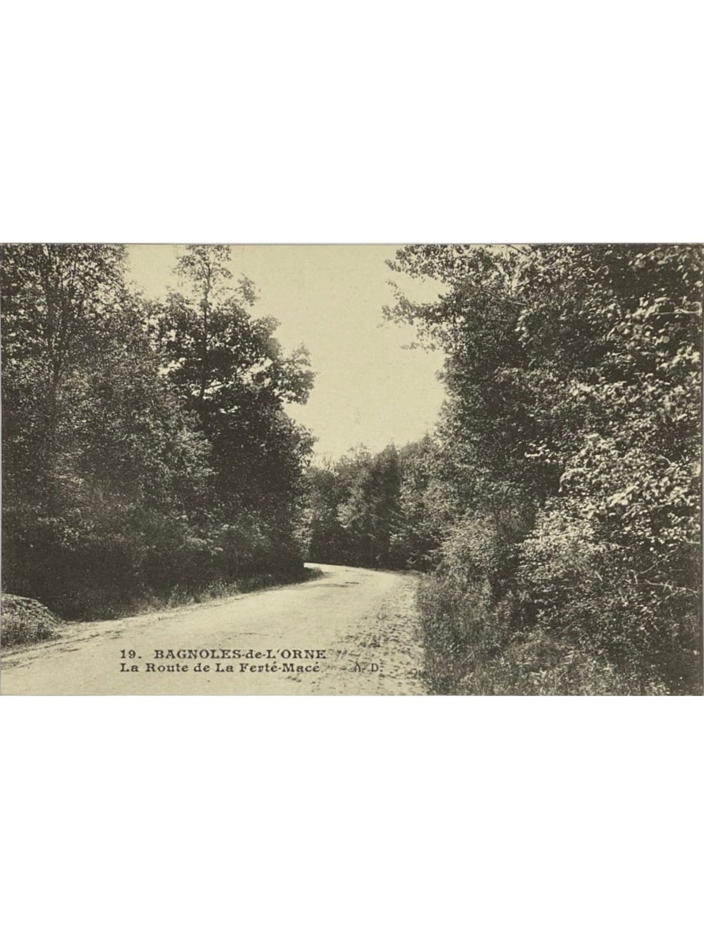 Recto de la carte postale