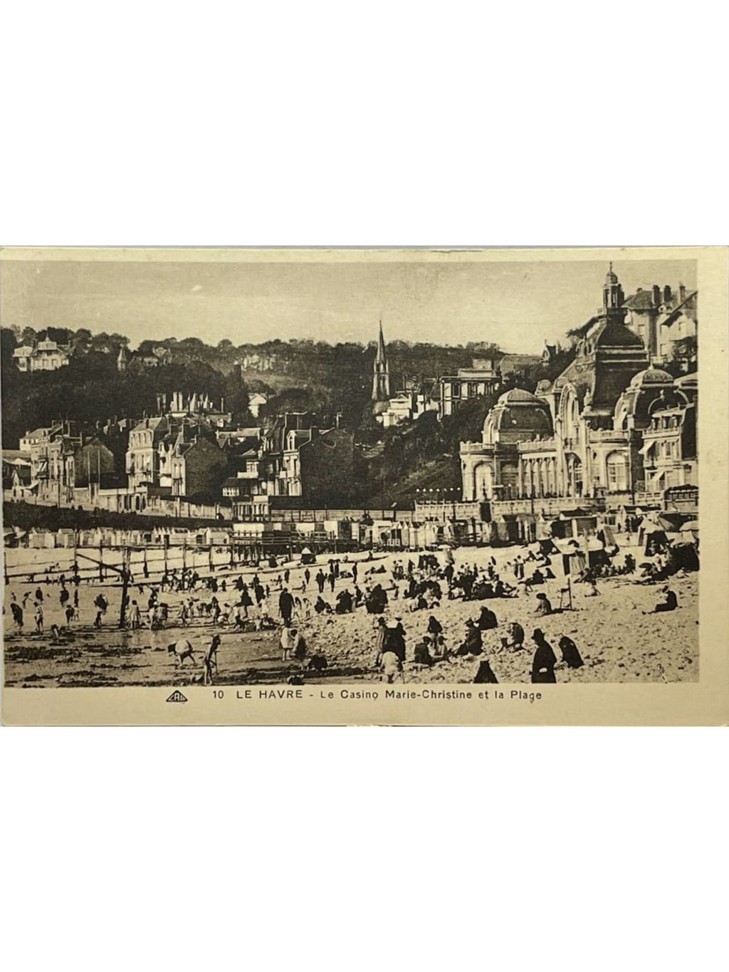 Recto de la carte postale