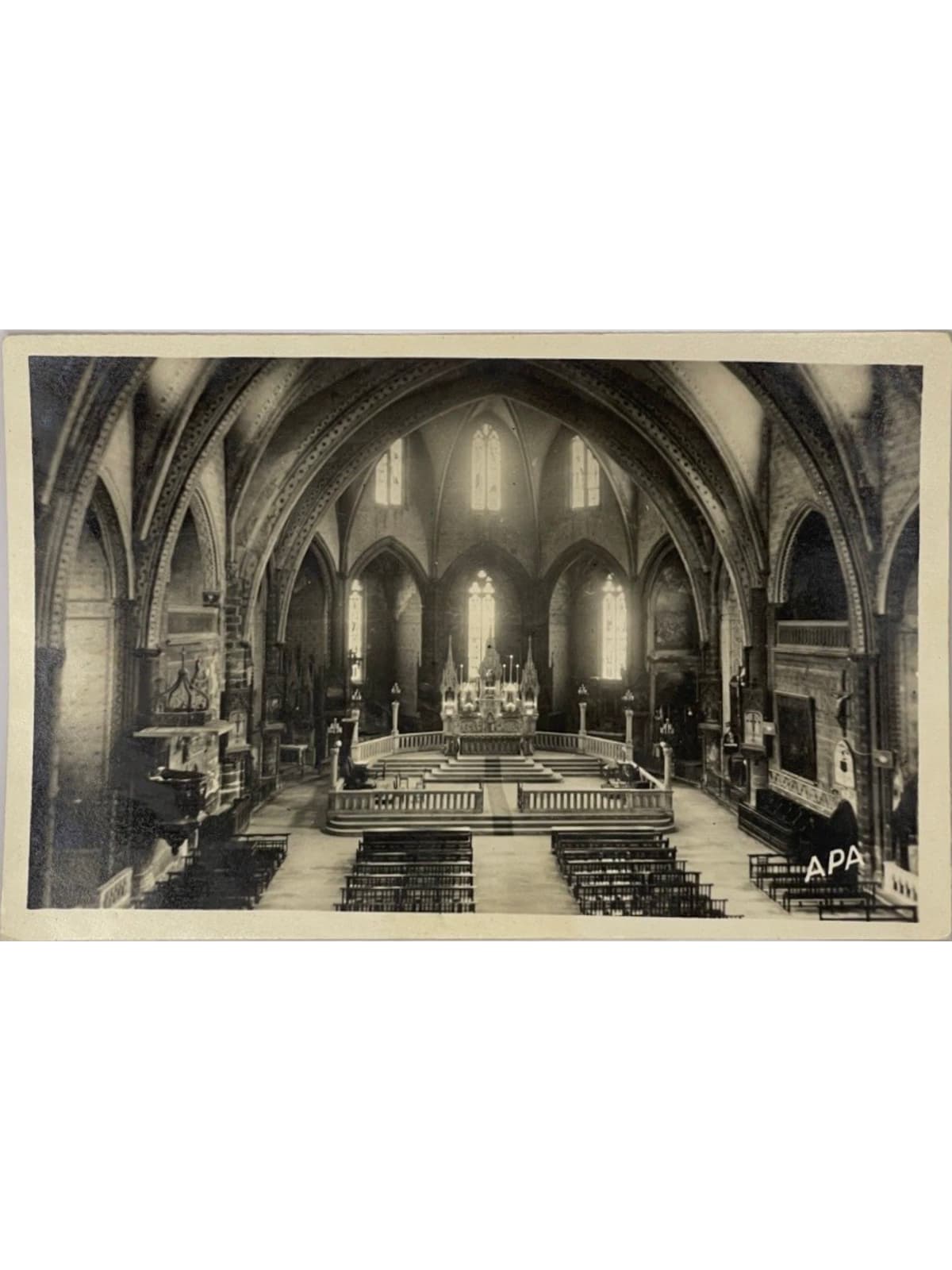 Recto de la carte postale