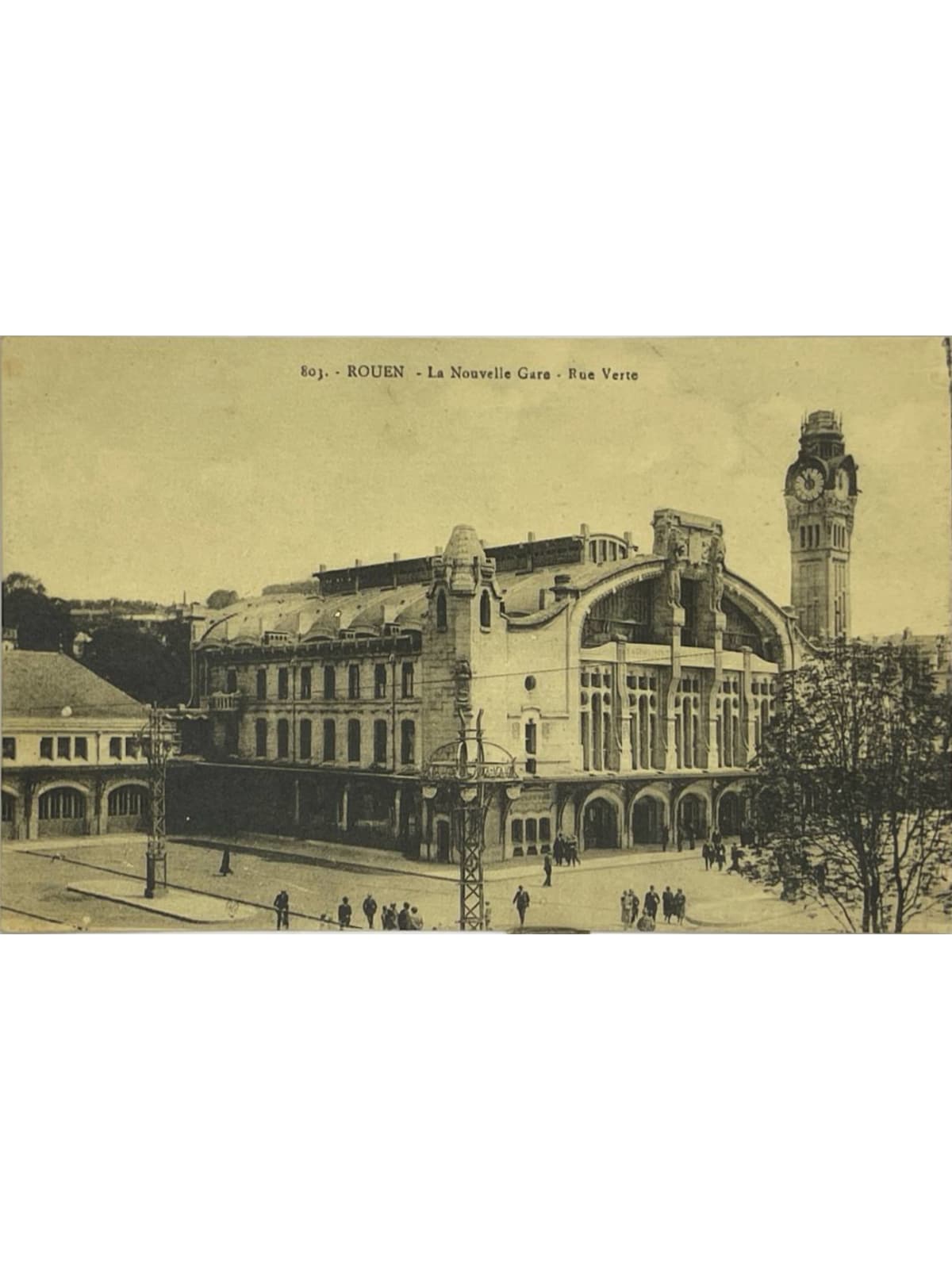 Recto de la carte postale