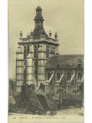 Douai – Le clocher de Saint-Pierre – CPA LL. n° 58