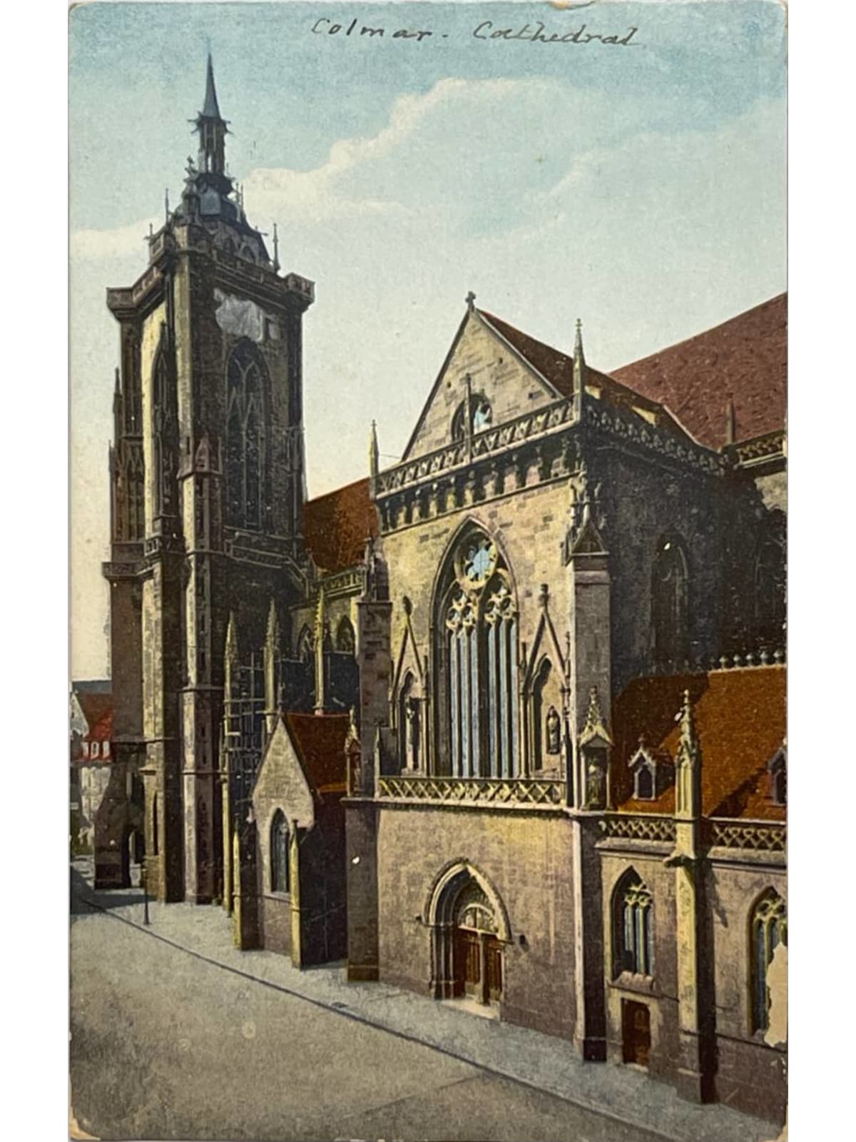 Recto de la carte postale