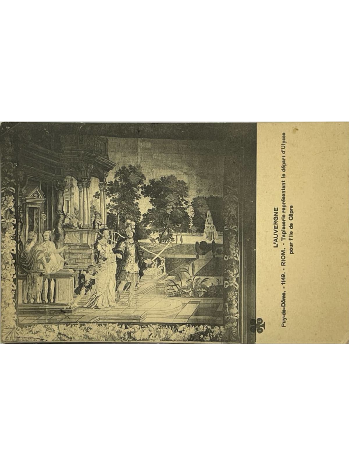 Recto de la carte postale