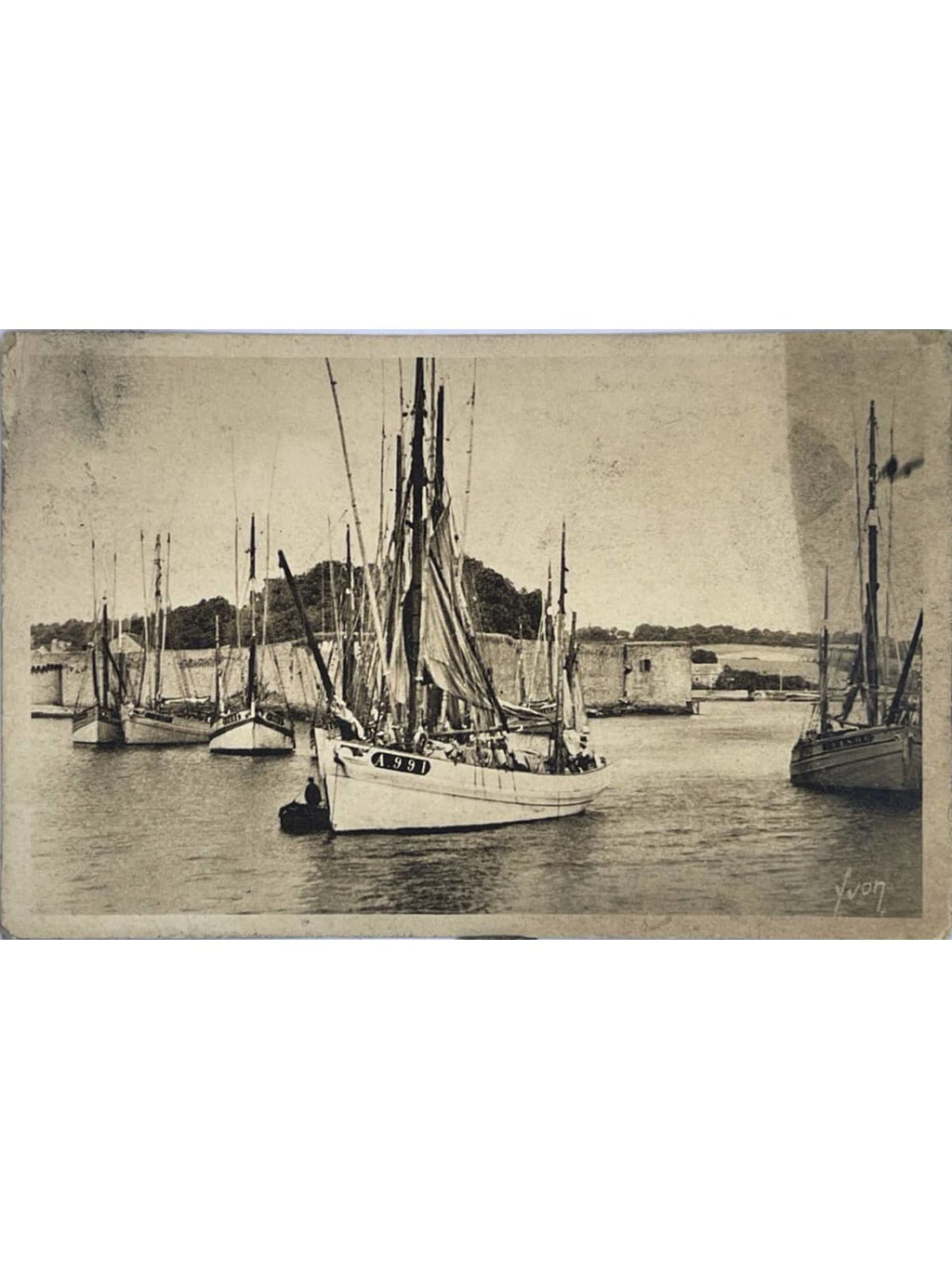 Recto de la carte postale