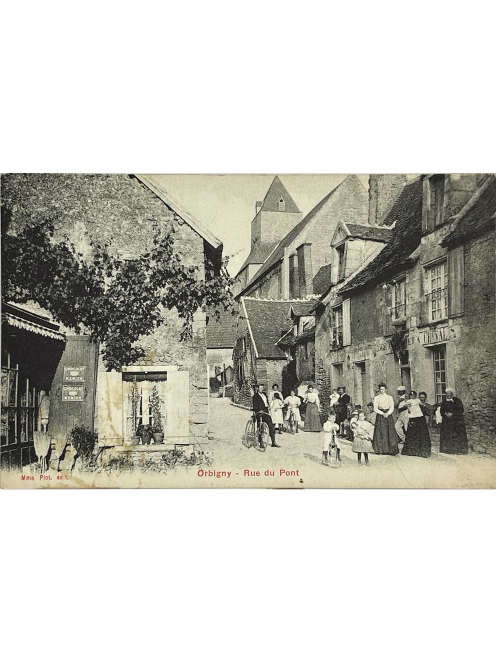 Recto de la carte postale