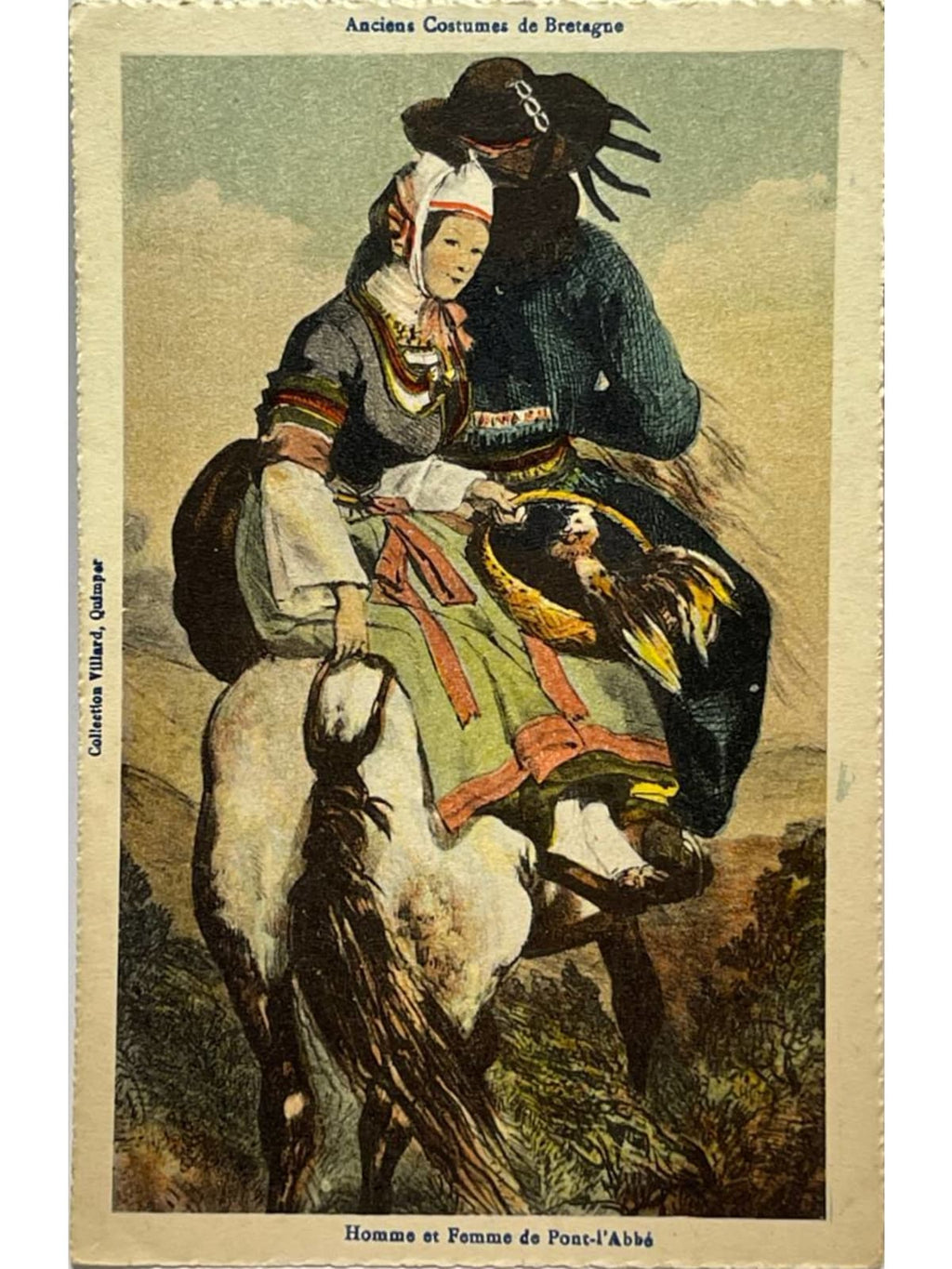 Recto de la carte postale
