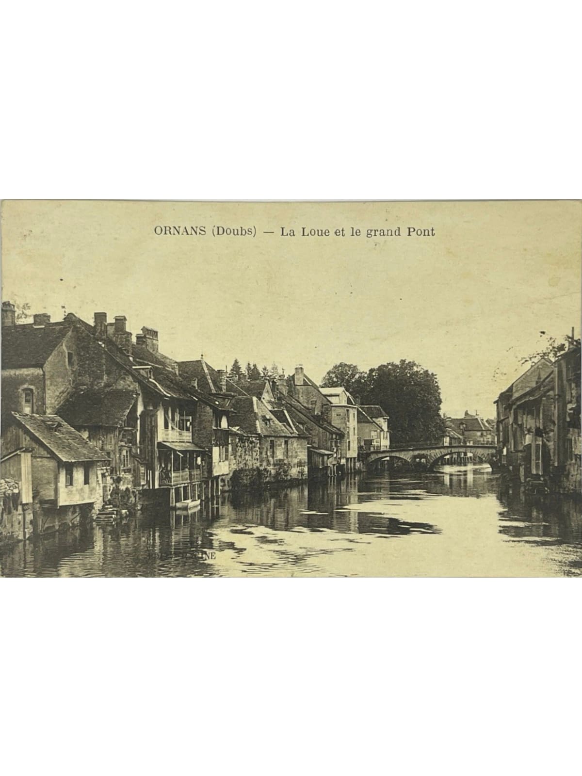 Recto de la carte postale