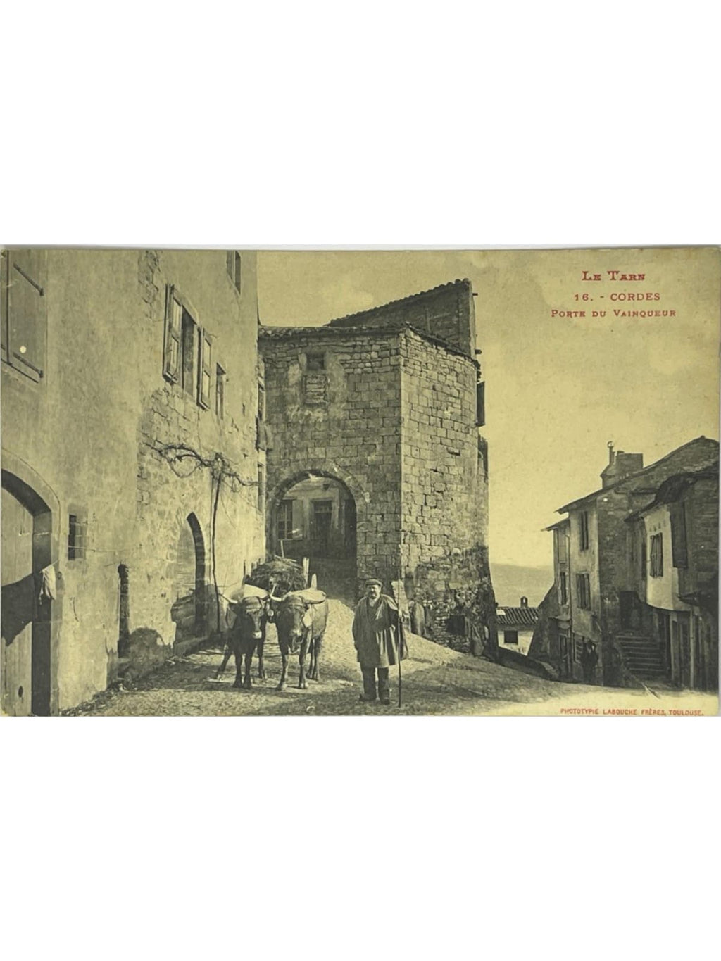 Recto de la carte postale