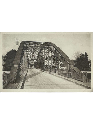 Monéteau (Yonne) – Le pont métallique – CPSM 1954