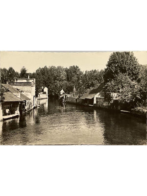 La Chartre-sur-le-Loir (Sarthe) – Le Loir au moulin – CPSM