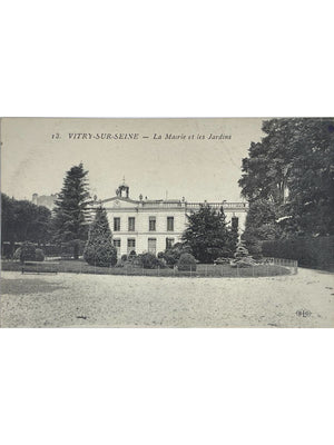 Vitry-sur-Seine – La mairie et les jardins – CPA E.L.D. n°13