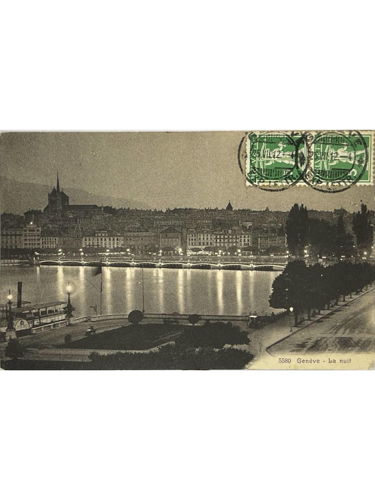 Recto de la carte postale
